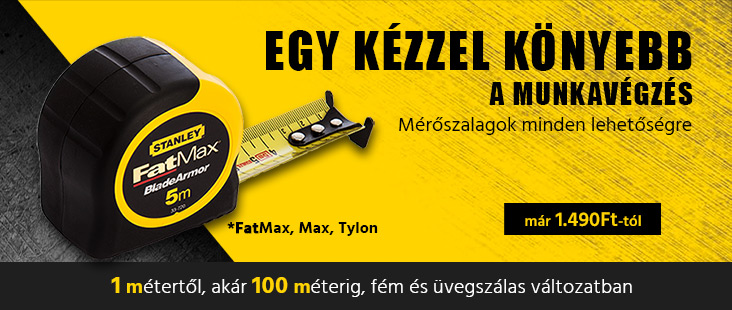 Stanley mérőszalagok