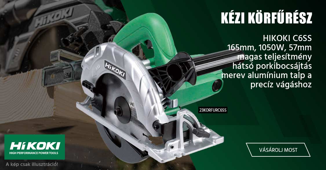 Kézi körfűrész HIKOKI C6SS