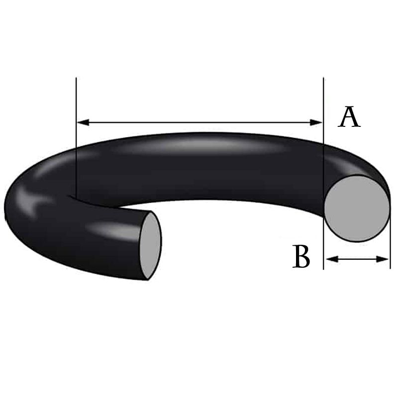 GUMI O-GYŰRŰ D14*3mm (BELSŐ MÉRET*VASTAGSÁG)  ALÁTÉTEK