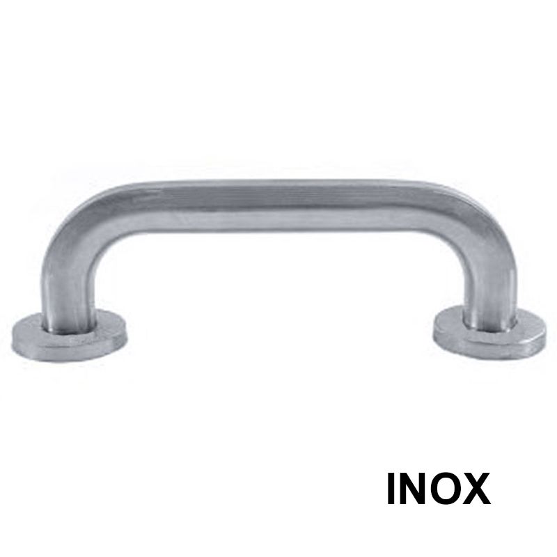 AJTÓHÚZÓ U ALAKÚ D25*400mm INOX ALU.MATTKRÓM EGYOLD.RÖGZ. IMPORT 1530056 DH900 AJTÓVASALAT