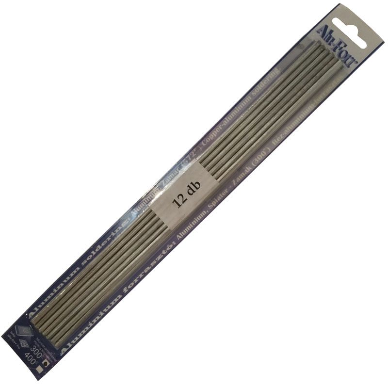FORRASZTÓ PÁLCA ALUHOZ 12DB/CS MELEGÍTÉS 300°C-RA KÉK ALUFORR AL-300 FORRASZTÓ PÁLCA ALUHOZ 12DB/CS MELEGÍTÉS 300°C-RA KÉK ALUFORR AL-300