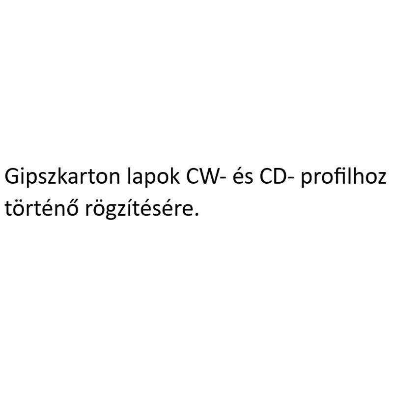 GIPSZKARTON CSAVAR D3.5*25 SFKH FÉMHEZ-FOSZFÁTOZOTT IMPORT FS3525 GIPSZKARTON- GIPSZROST CSAVAR