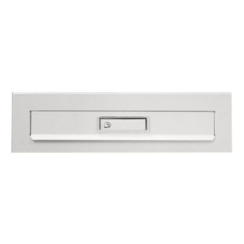 LEVÉLBEDOBÓ FEHÉR 100mm*360mm CÍMKÉS NY: 290*30 MAGYAR POSTALÁDA, LEVÉLBEDOBÓ