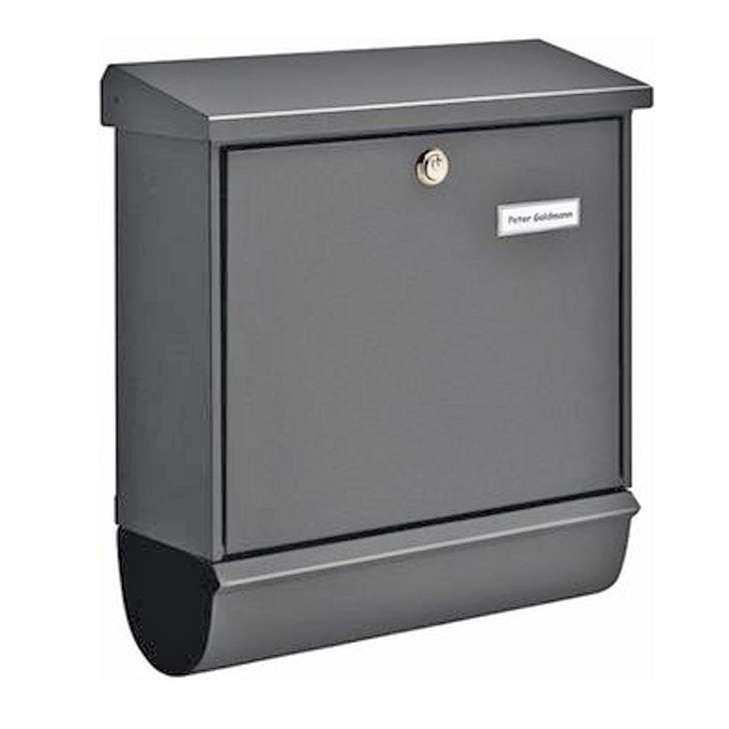 POSTALÁDA KÜLTÉRI ÁLLÓ FEKETE ÚJSÁGTARTÓVAL BURG-WACHTER 91300S COMFORT POSTALÁDA, LEVÉLBEDOBÓ