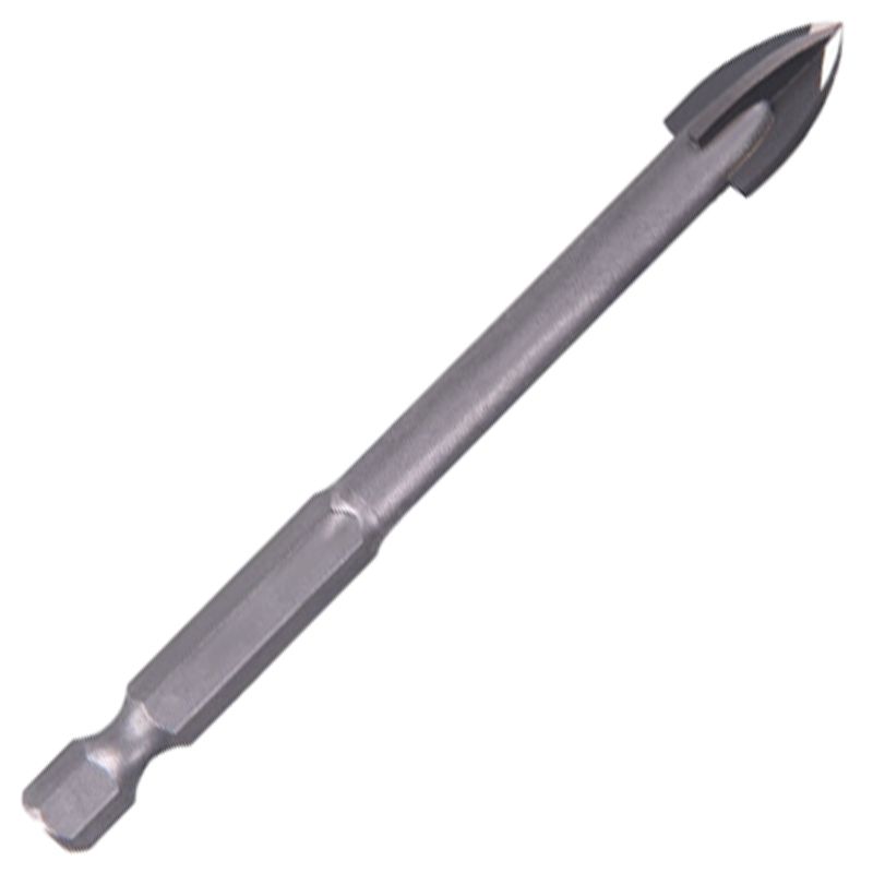 ÜVEGFÚRÓ 1/4col D10 4POWER NÉGYÉLŰ BIT BEFOGÁS IMPORT BETON,KŐZET ÉS CSEMPEFÚRÓK