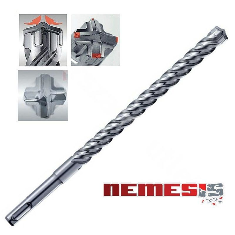 MAKITA B-58154 ZENTROPLUS SDS PLUS BETONFÚRÓ D8*460 NEMESIS NÉGYÉLŰ VASTŰRŐ  BETON,KŐZET ÉS CSEMPEFÚRÓK