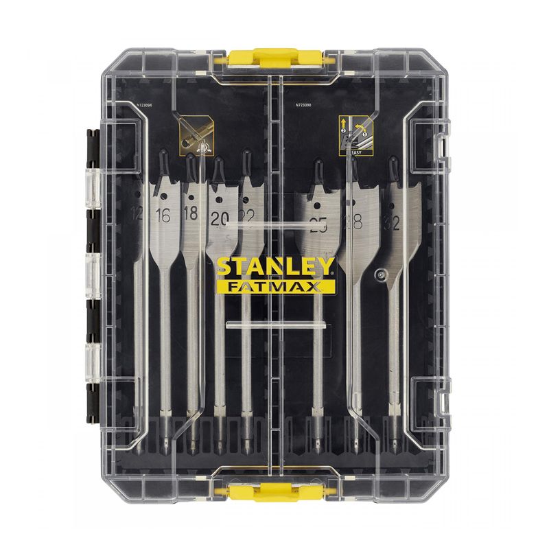 STANLEY STA88556-XJ FAFÚRÓSZÁR KÉSZLET FATMAX 8 RÉSZES LAPOS  KÉSZLETEK