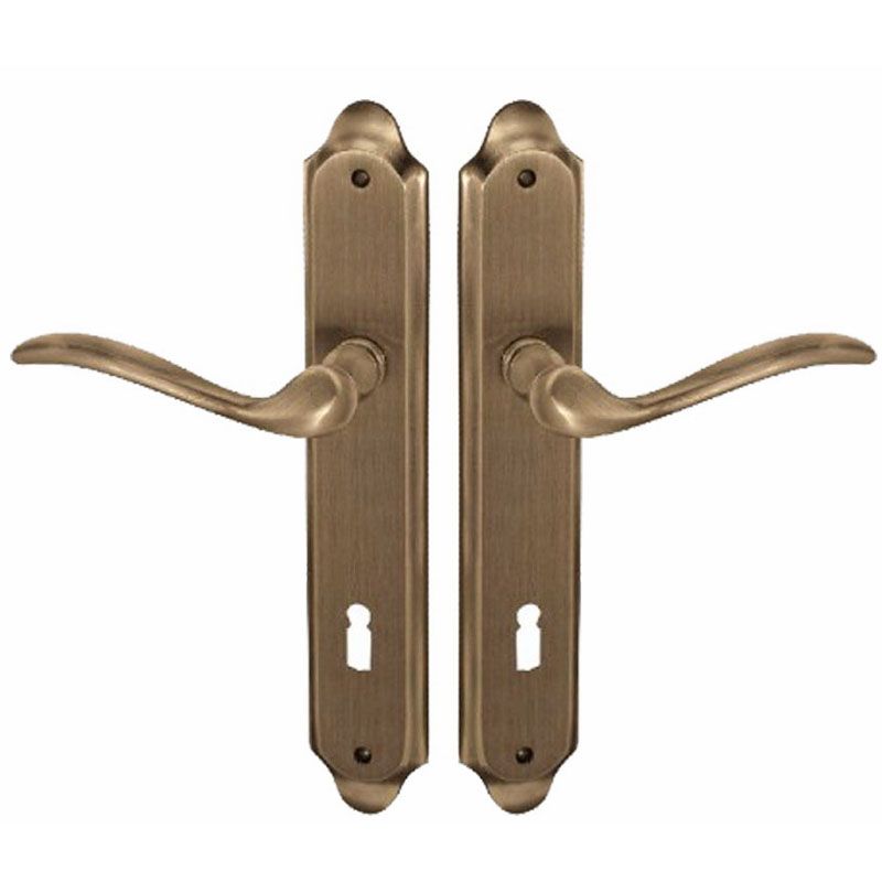 TOLOSA KILINCSGARNITÚRA 90mm KULCSOS SÚROLT BRONZ MAESTRO 113161606124 AJTÓKILINCS GARNITÚRA BELTÉRI