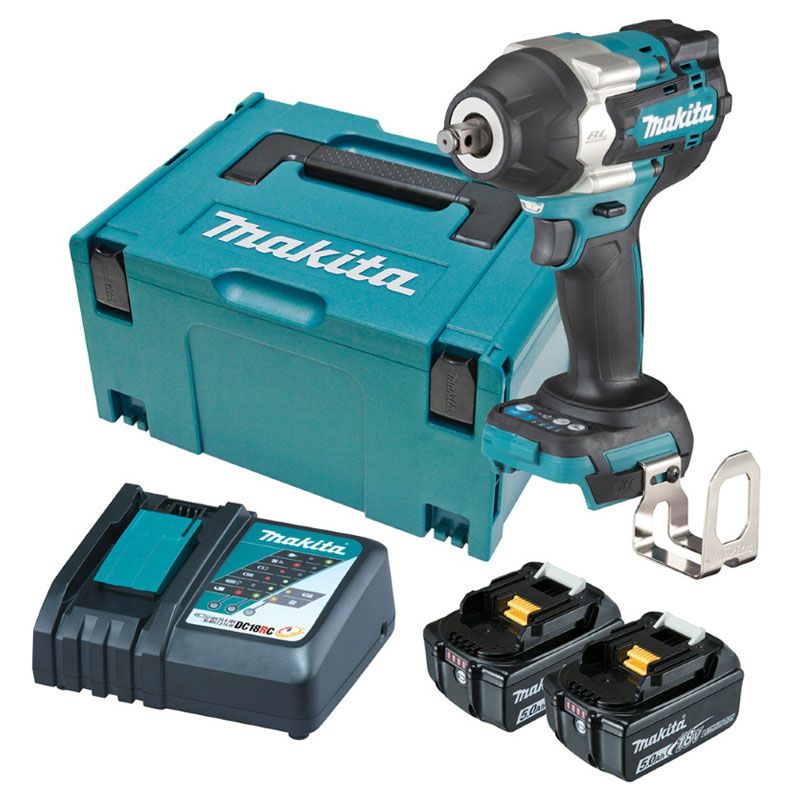 MAKITA DTW700RTJ AKKUS ÜTVECSAVAROZÓ 18V 2DB 5Ah AKKUVAL 700Nm 