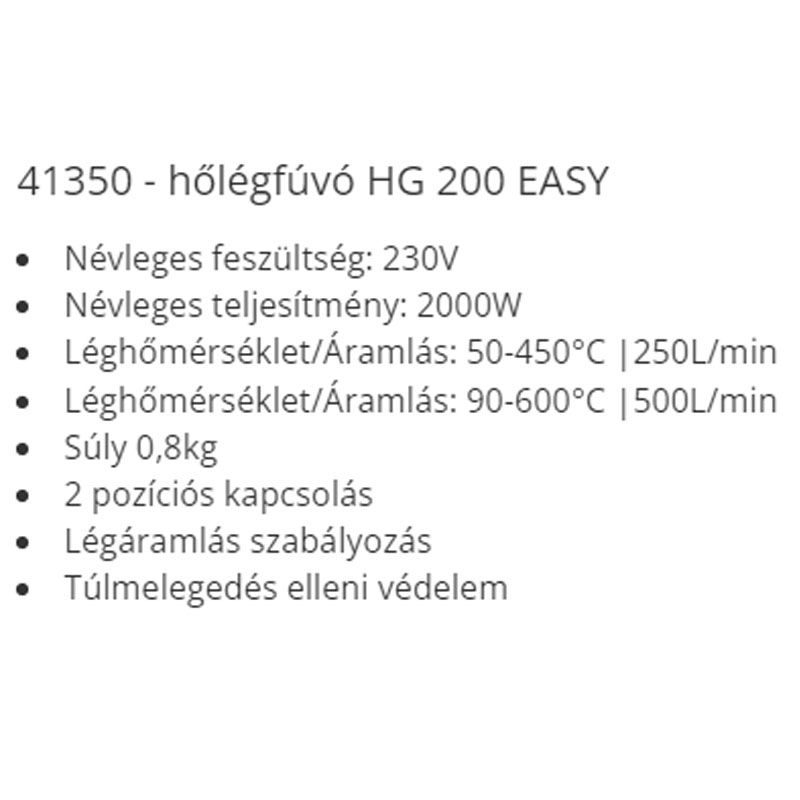 HŐLÉGFÚVÓ 2000W HG 2000W F.F.GROUP 41350