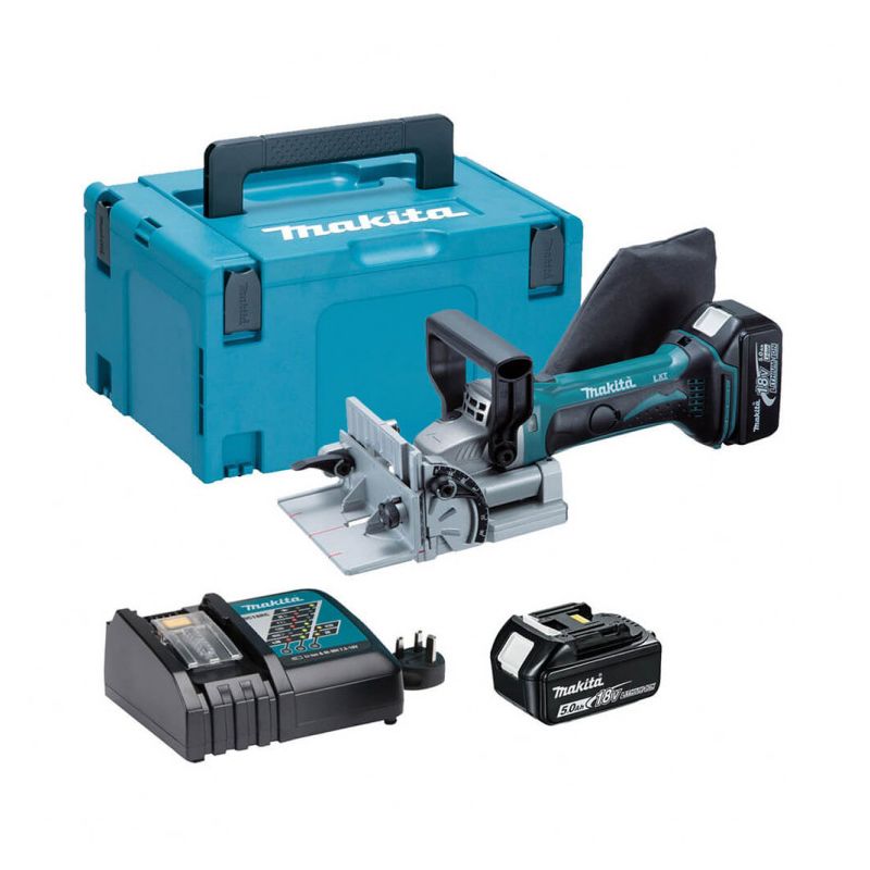 MAKITA DPJ180RTJ LAPOSTIPLIMARÓ AKKUS 18V 2DB 5Ah AKKU 20mm VÁGÁSI MÉLY. 