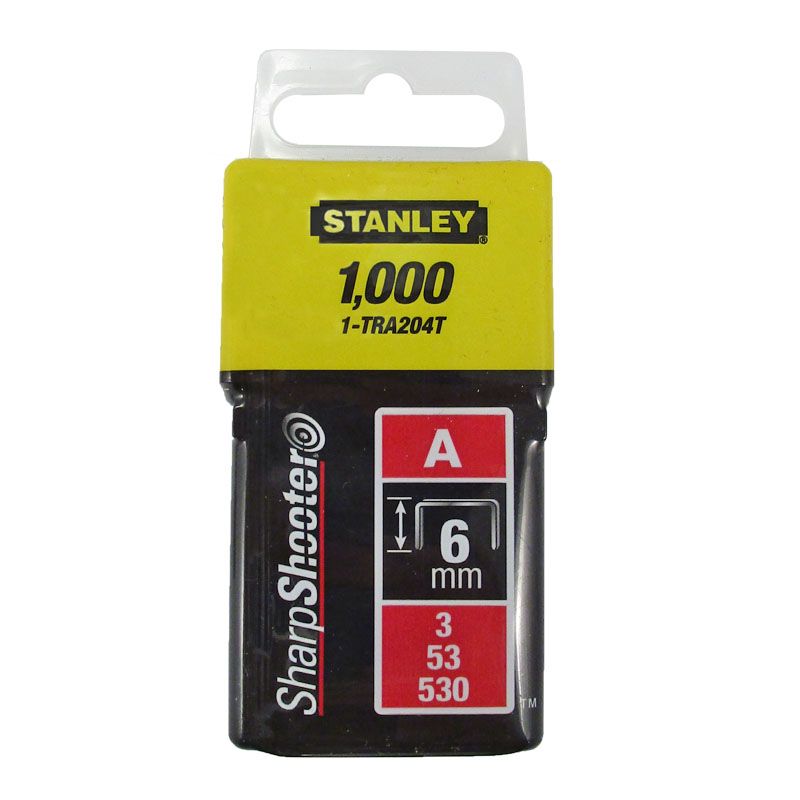 STANLEY 1-TRA204T TŰZŐKAPOCS A 6*11,3mm 1000DB/CSOMAG HG.  TARTOZÉKOK