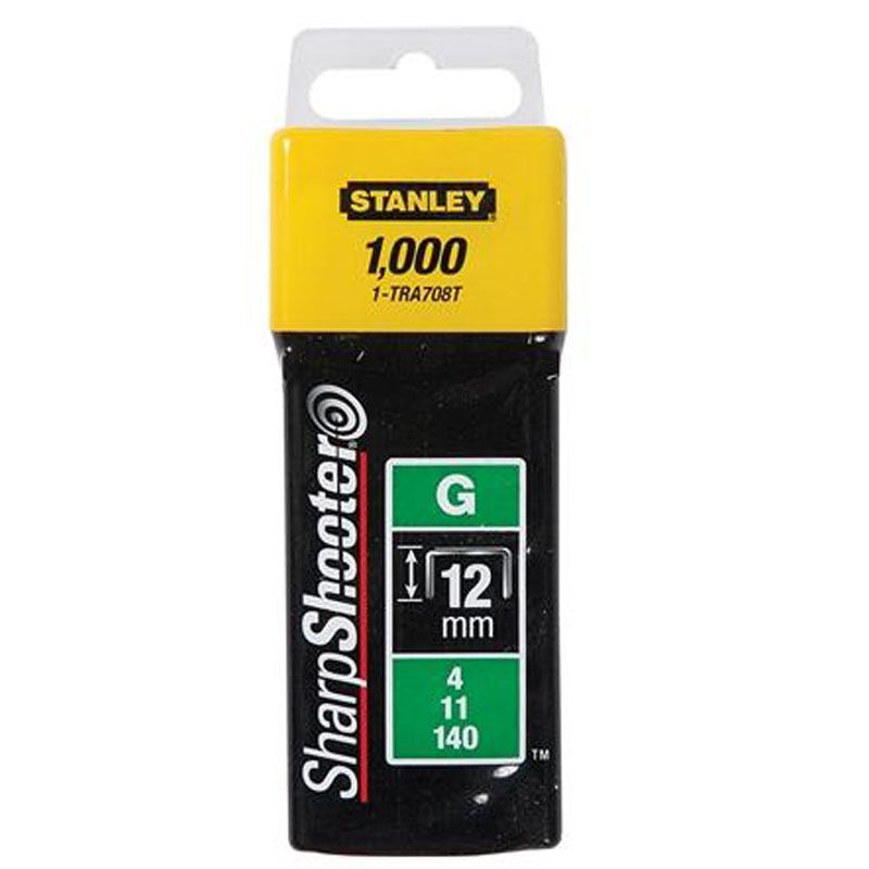 STANLEY 1-TRA708T TŰZŐKAPOCS G 12*10,6mm 1000DB/CSOMAG HG.  TARTOZÉKOK