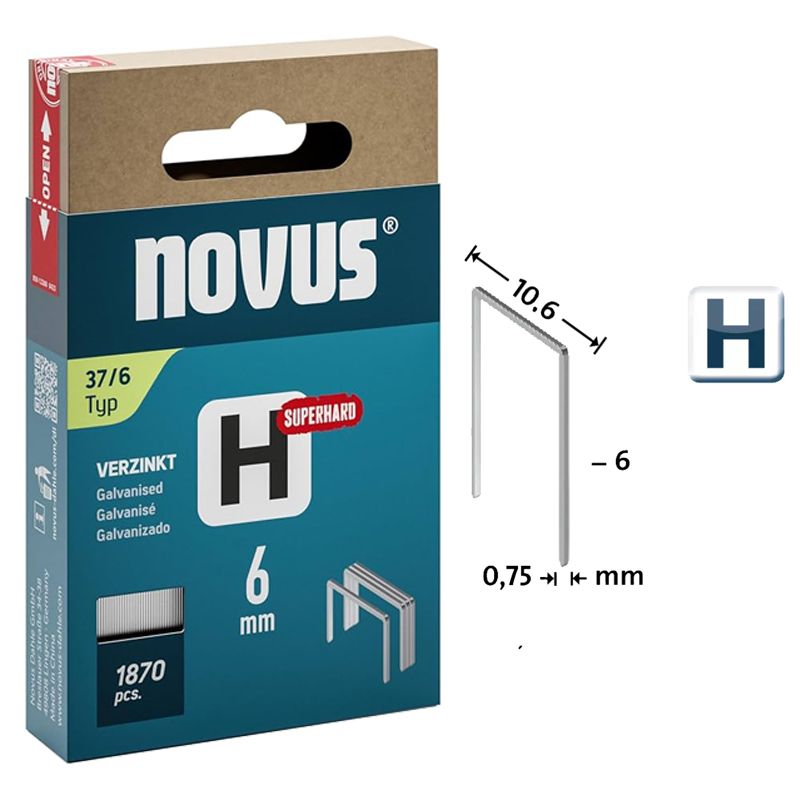 TŰZŐKAPOCS H 6*10.6mm 1870DB/CSOMAG SZUPERKEMÉNY NOVUS 042-0784 37/6 TARTOZÉKOK