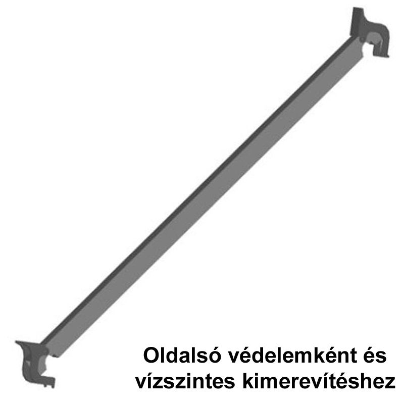 ZARGES 44410 KORLÁTRÚD 1.5M ÁLLVÁNYHOZ MODULMASTER 1500mm HOSSZÚ 