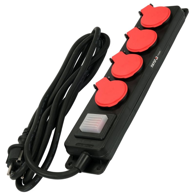 YATO 81241 KÁBEL HOSSZABBÍTÓ-ELOSZTÓ 4-ES 3m KAPCSOLÓVAL  KÁBELDOB-HOSSZABBÍTÓ-ELOSZTÓ YATO 81241 KÁBEL HOSSZABBÍTÓ-ELOSZTÓ 4-ES 3m KAPCSOLÓVAL  KÁBELDOB-HOSSZABBÍTÓ-ELOSZTÓ