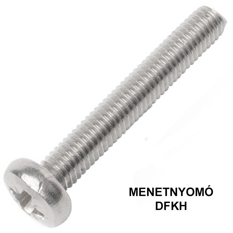 MENETNYOMÓ CSAVAR DFKH M06*30 DIN 7500C HG. UTOLSÓ DARABOK 