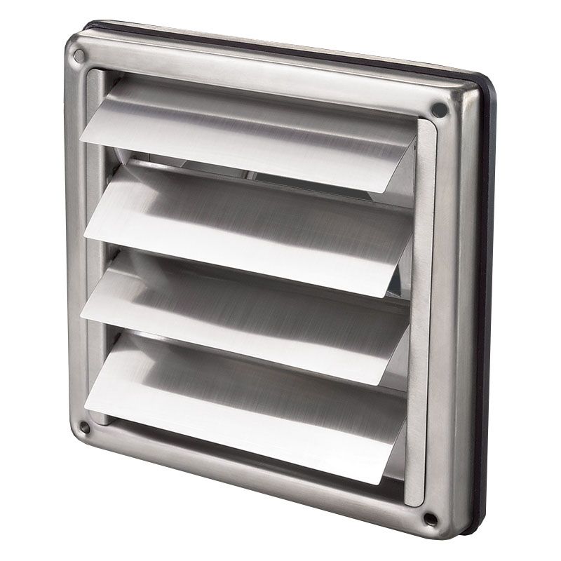 SZELLŐZŐZSALU FÉM ROZSDAMENTES D100*100mm VENTS MVM 100 VJN SZELLŐZÉSTECHNIKA