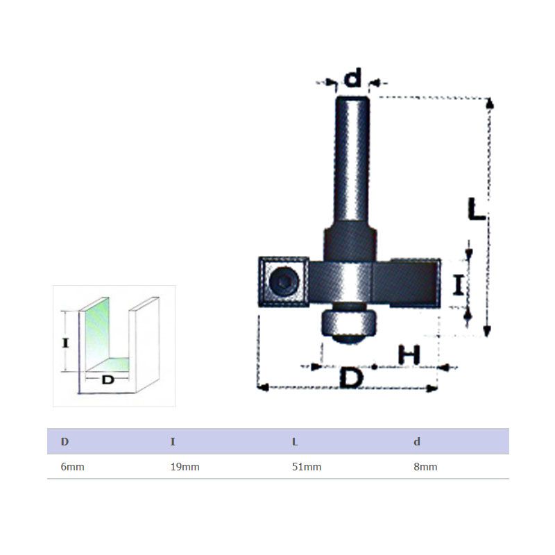 FELSŐMARÓ HORONY D06,0 HSS FAIPARI MASSIVETOOLS 000603C MARÁS