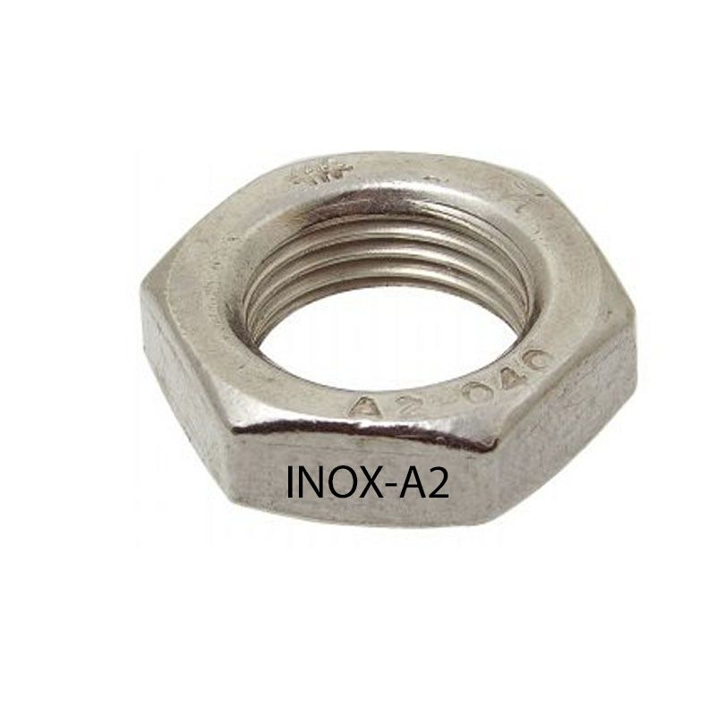 ALACSONY HATLAPÚ ANYA M14 DIN 439 A2 INOX  ANYACSAVAR