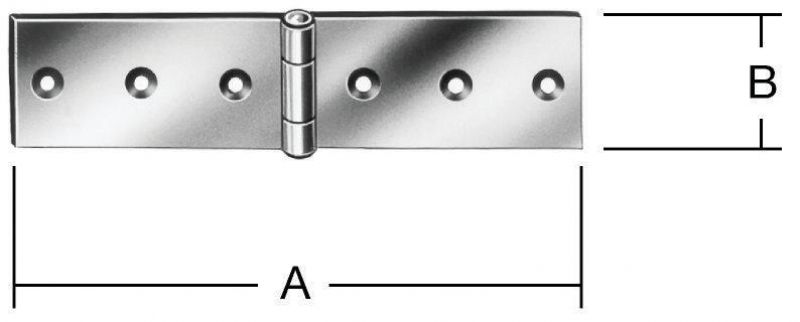 LÁDAPÁNT 170mm ERŐSITETT HORG. SZÖGLETES SZÉLLEL VORMANN 217170 LÁDAVASALAT