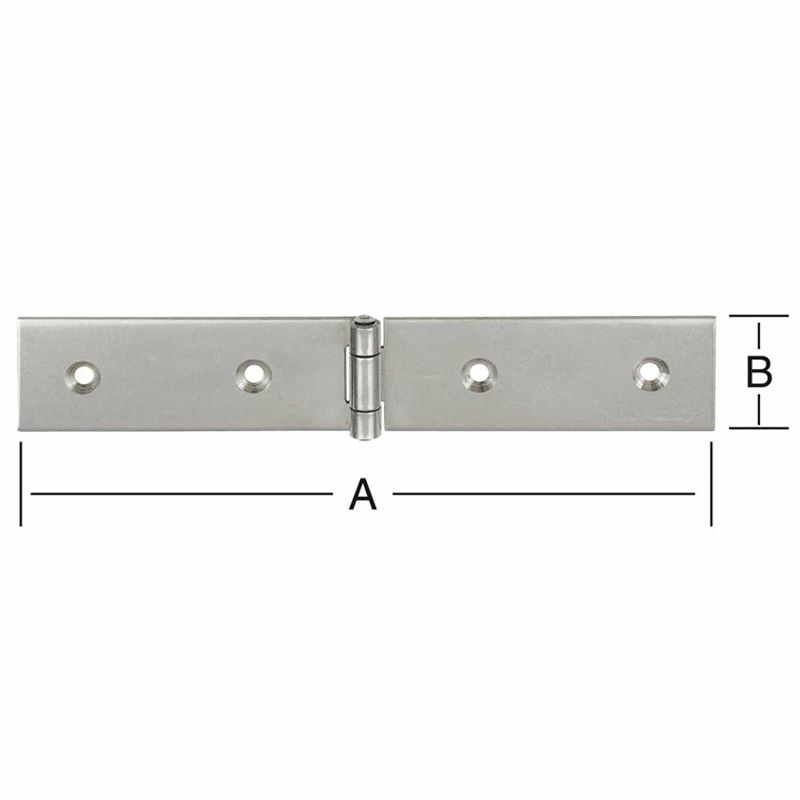 LÁDAPÁNT 200*35mm INOX SZÖGLETES SZÉLLEL VORMANN 010096200 LÁDAVASALAT