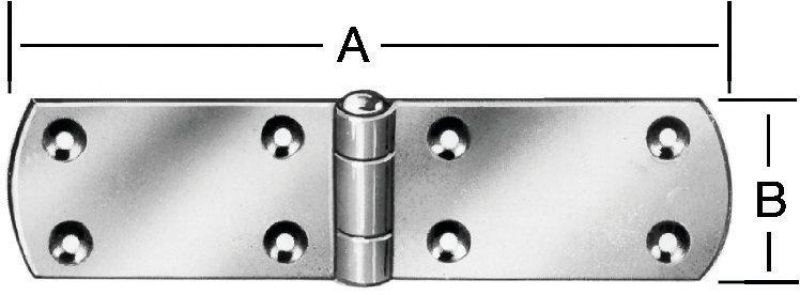 LÁDAPÁNT 300mm*40*2,5 HORG. ÍVELT SZÉLLEL VORMANN 28300Z LÁDAVASALAT