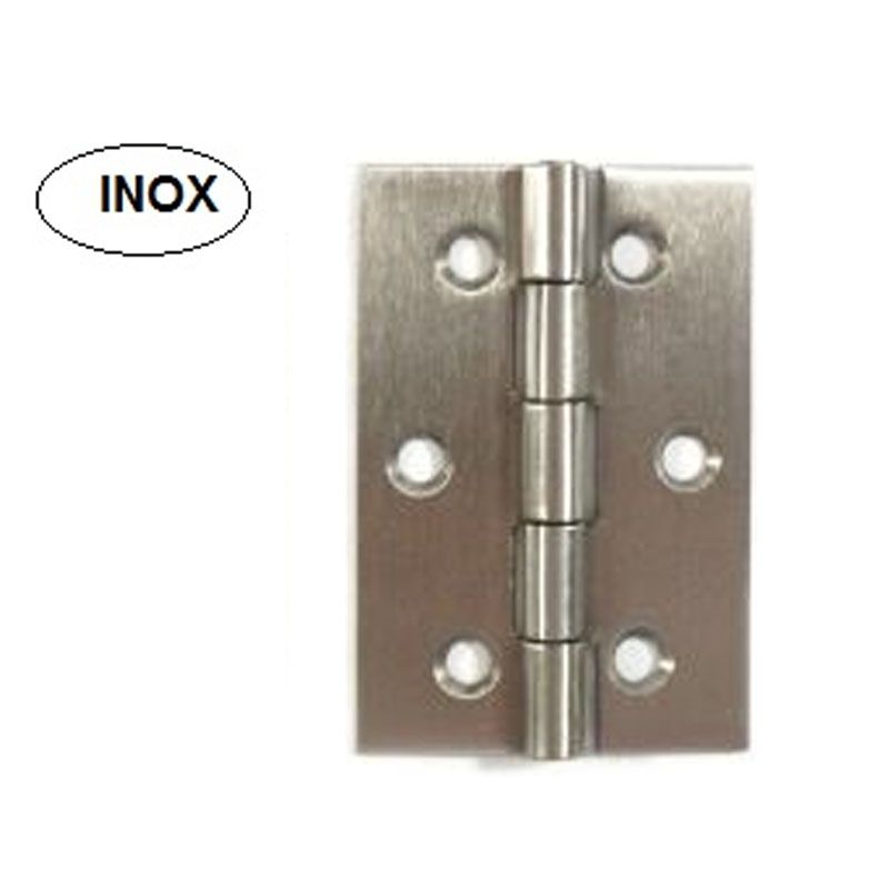 AJTÓZSANÉR 060*40mm INOX SZÖGLETES SIMA SH1002 AJTÓVASALAT