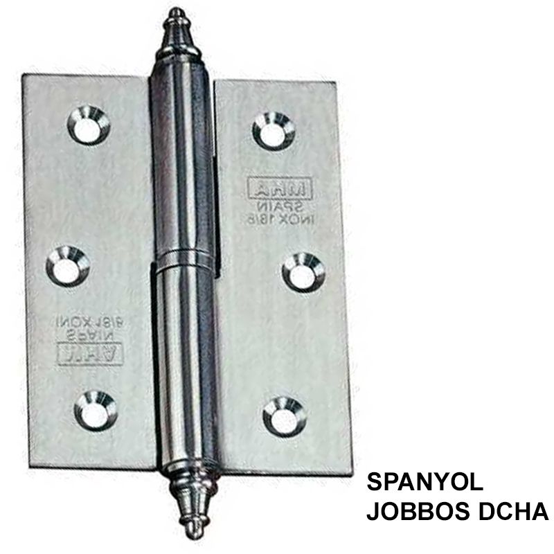 DIÓPÁNT AJT.BÚT.80*060mm INOX SZÖGLETES-DÍSZES JOBB/DCHA MHA 495 UTOLSÓ DARAB AJTÓVASALAT