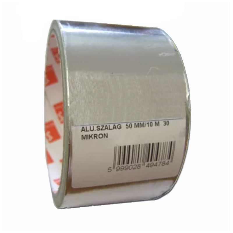 RAGASZTÓSZALAG ALU ERŐSÍTETT 10M*50mm 100%ALU, 100FOKIG IMPORT SZALAGOK RAGASZTÓSZALAG ALU ERŐSÍTETT 10M*50mm 100%ALU, 100FOKIG IMPORT SZALAGOK