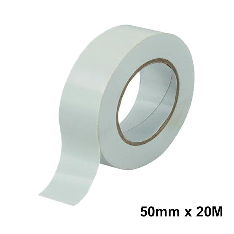 SZIGETELŐSZALAG 50mm/20FM FEHÉR PVC ATC Z02050 SZALAGOK