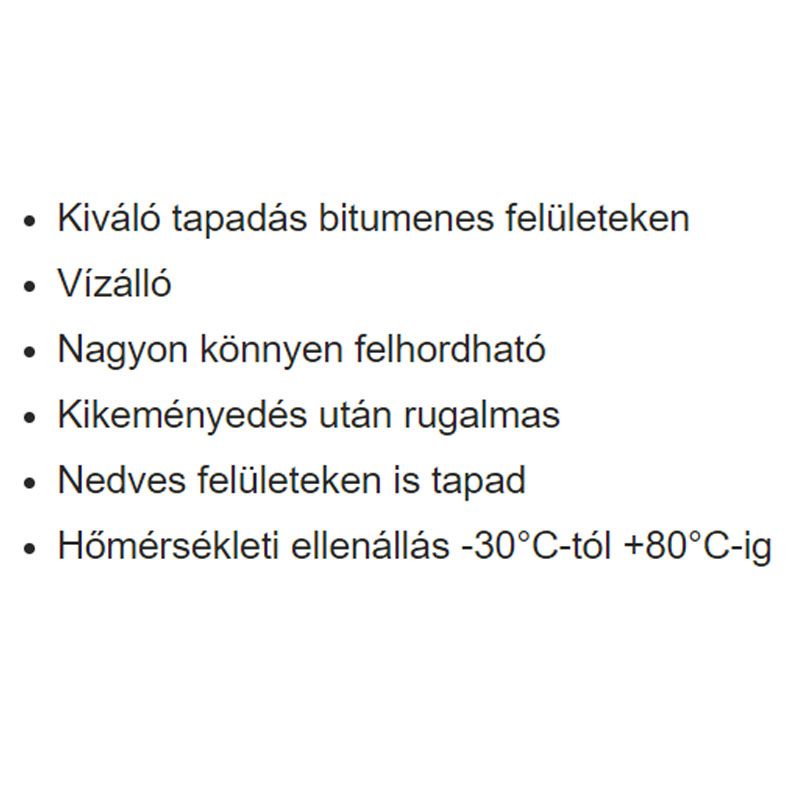 TETŐJAVÍTÓ FEK. ZSINDELYRAG. 280ML OLDÓSZERES BITUMENBÁZISÚ SOUDAL 106650 RAGASZTÁSTECHNIKA