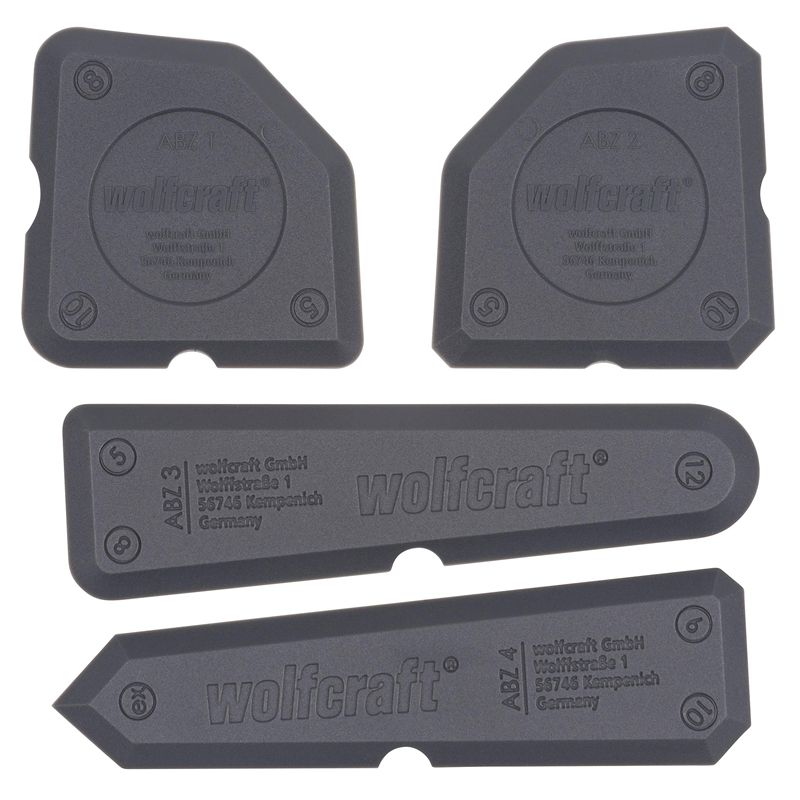 WOLFCRAFT 4330000 FUGALEHÚZÓ KÉSZLET 4 RÉSZES  ÉPÍTŐIPARI SZERSZÁMOK