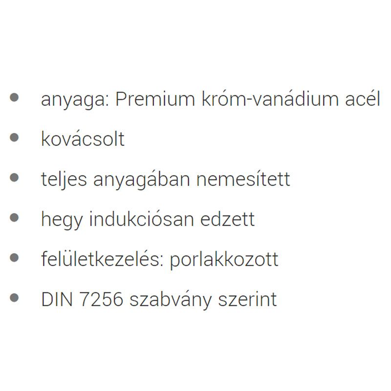 UNIOR 608486 UTOLSÓ DARAB BETONVÉSŐ HEGYES 300mm SIMA 670/6A KÉK SZÍNŰ  ÉPÍTŐIPARI SZERSZÁMOK