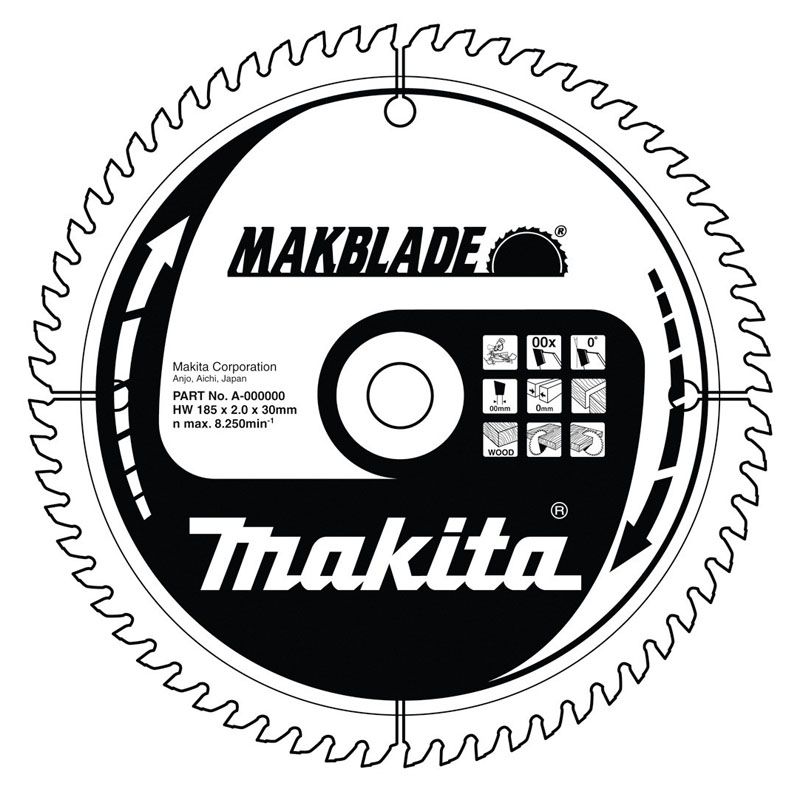 MAKITA B-09070 KÖRFŰRÉSZTÁRCSA D260*30/80F. FÁHOZ  KÖRFŰRÉSZ TÁRCSA