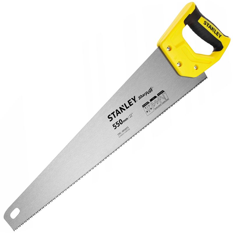 STANLEY STHT203681 FŰRÉSZ RÓKAFARKÚ 550mm SHARPCUT 7TPI (FINOM VÁGÁS)  FAIPARI SZERSZÁMOK, FŰRÉSZEK