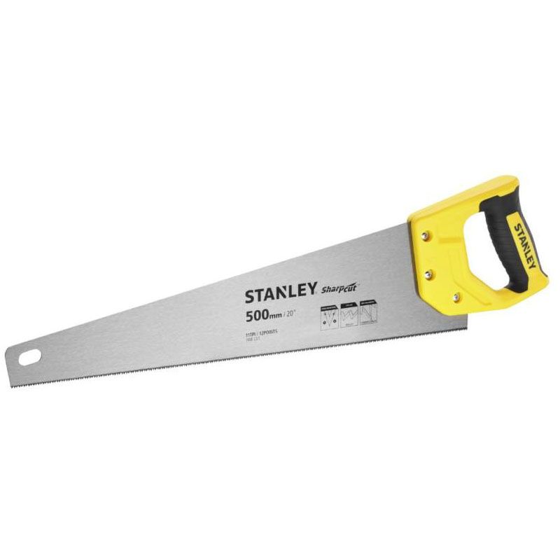 STANLEY STHT203711 FŰRÉSZ RÓKAFARKÚ 500mm SHARPCUT 11TPI (FINOM VÁGÁS)  FAIPARI SZERSZÁMOK, FŰRÉSZEK