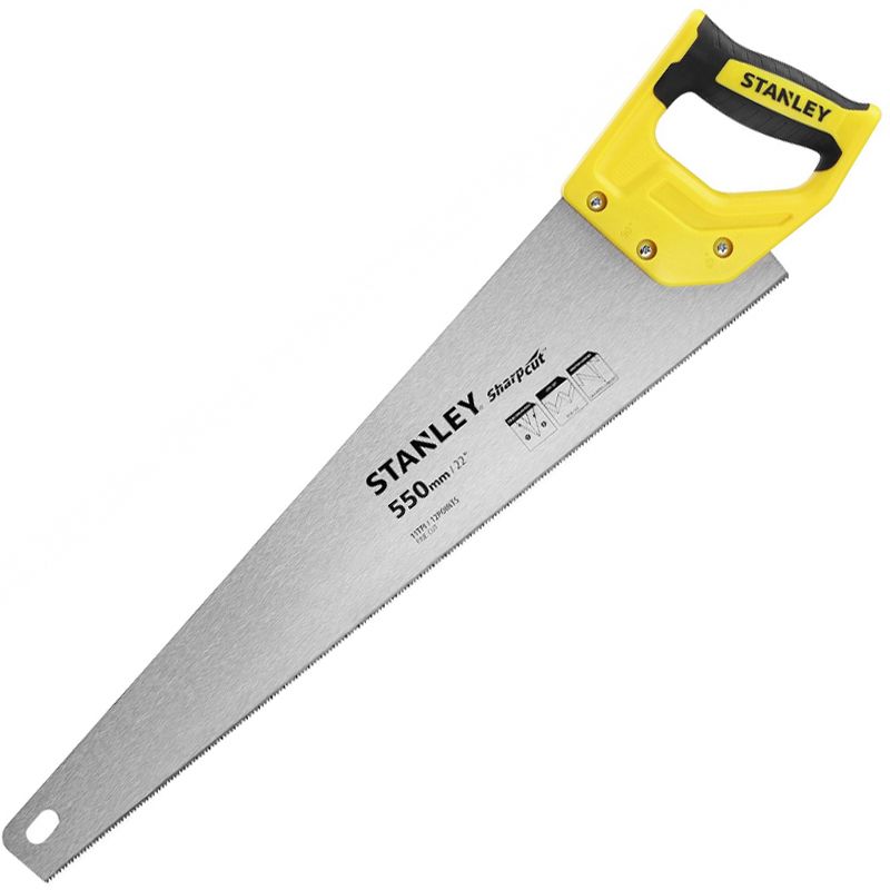 STANLEY STHT203721 FŰRÉSZ RÓKAFARKÚ 550mm SHARPCUT 11TPI (FINOM VÁGÁS)  FAIPARI SZERSZÁMOK, FŰRÉSZEK