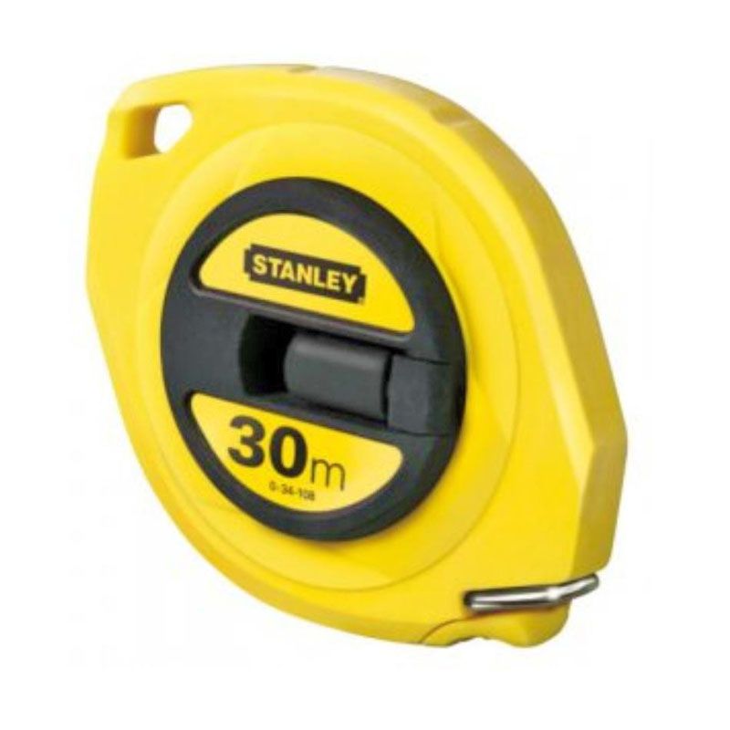 STANLEY 034108 MÉRŐSZALAG 30M/9,5mm FÉM SÁRGA-FEKETE  MÉRŐESZKÖZÖK