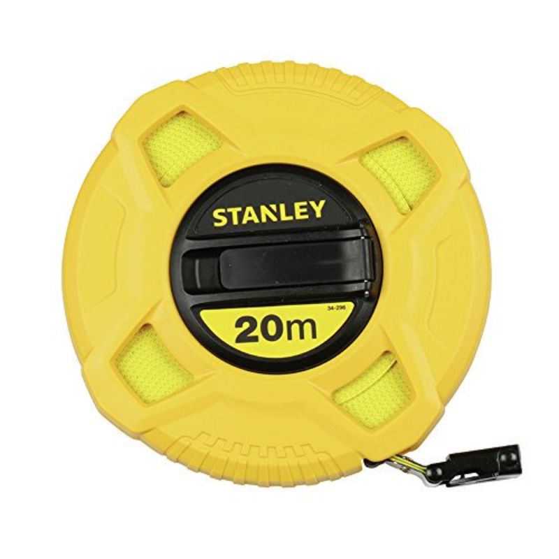 STANLEY 034296 MÉRŐSZALAG 20M SÁRGA-FEKETE ÜVEGSZÁLAS  MÉRŐESZKÖZÖK