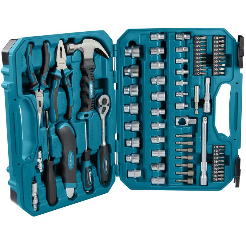 MAKITA E-10899 SZERSZÁMKÉSZLET 76részes KRÓM-VANÁDIUM  SZERSZÁM-KULCSOK