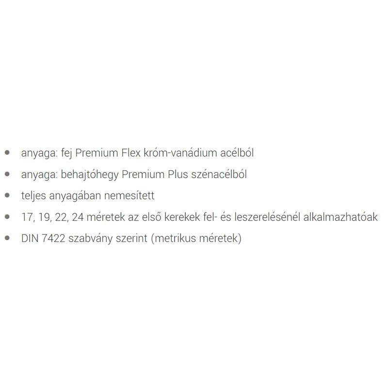 UNIOR 619900 DUGÓKULCS BEHAJTÓHEGY 1/2col 192/2HX /1/2c*24mm IMBUSZ  SZERSZÁM-KULCSOK