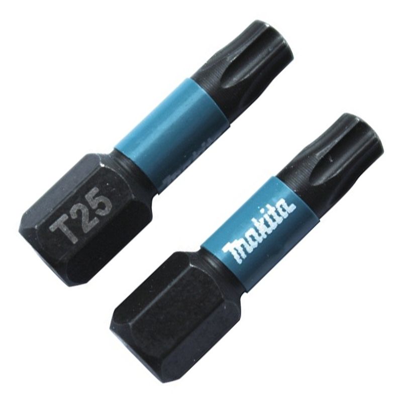 MAKITA B-63688 BEHAJTÓHEGY T25 1/4col 25mm IMPACT BLACK 2DB/CS  BIT ÉS BEHAJTÓ HEGYEK