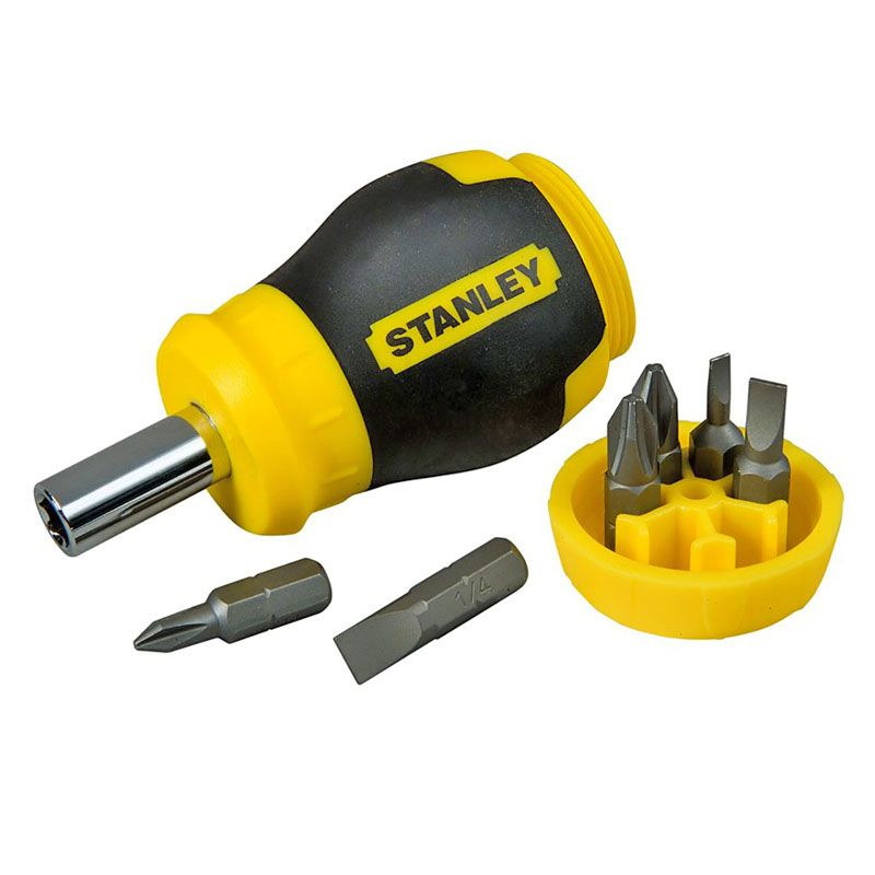 STANLEY 066357 CSAVARHÚZÓ CSERÉLHETŐ FEJŰ MULTIBIT (2EH,2PZ,2PH) 6DB-OS 