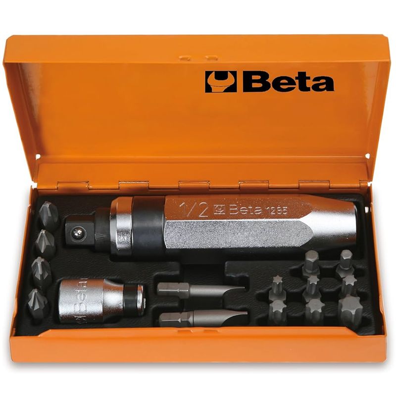 ÜTVECSAVARHÚZÓ KÉSZLET 14DB-OS BETÉTTARTÓVAL BETA 12950108