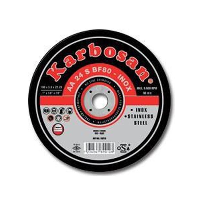 VÁGÓKORONG INOXHOZ D230*1.9Q 22LYUK AA24S T41 LAPOS KARBOSAN KA-3230I20