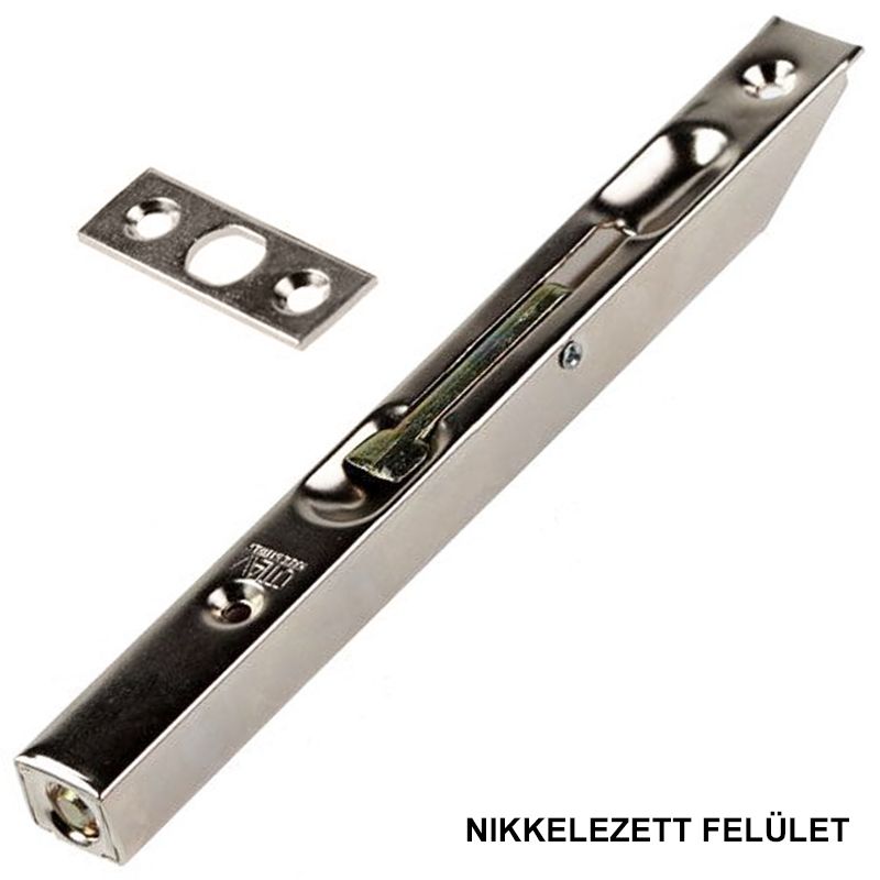 TOLÓZÁR ÁTVETŐS EMELŐKAROS 160mm NIKKEL FASZERKEZETHEZ AGB D003201506 AJTÓVASALAT