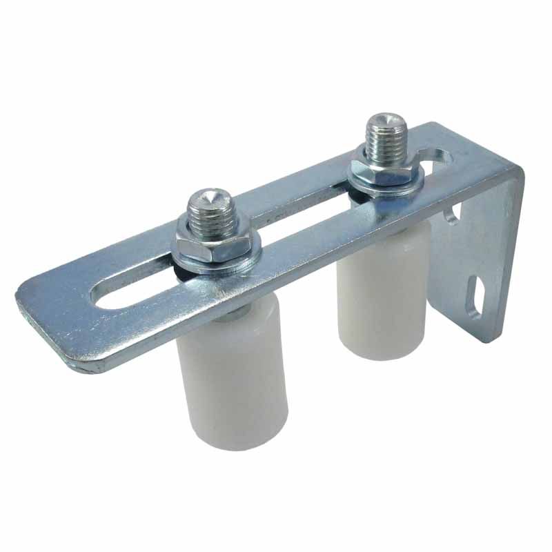 COMBI 456 VEZETŐGÖRGŐ KAPUHOZ-DUPLA D40*60 FEHÉR-HG. CSAVAROZHATÓ  KAPUVASALAT