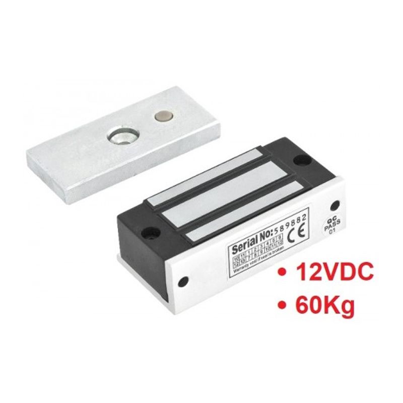 AJTÓMÁGNES 12V-DC 60KG KIT-ZOA-60/12V AJTÓZÁR