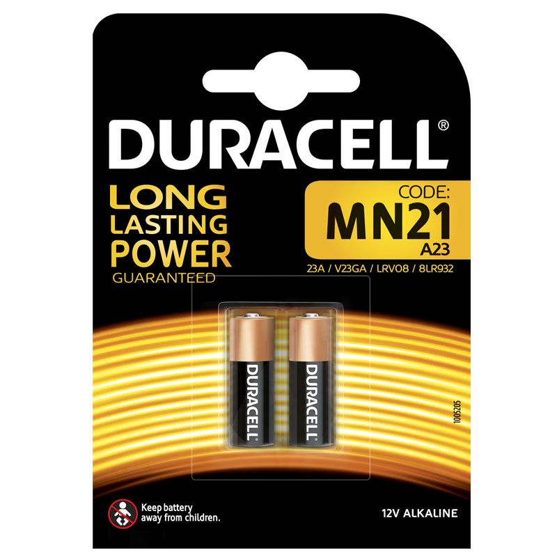 DURACELL MN21 RIASZTÓ ELEM 12V B2 PLUS SECURITY 2DB/CS  ELEMEK ÉS TÖLTŐK